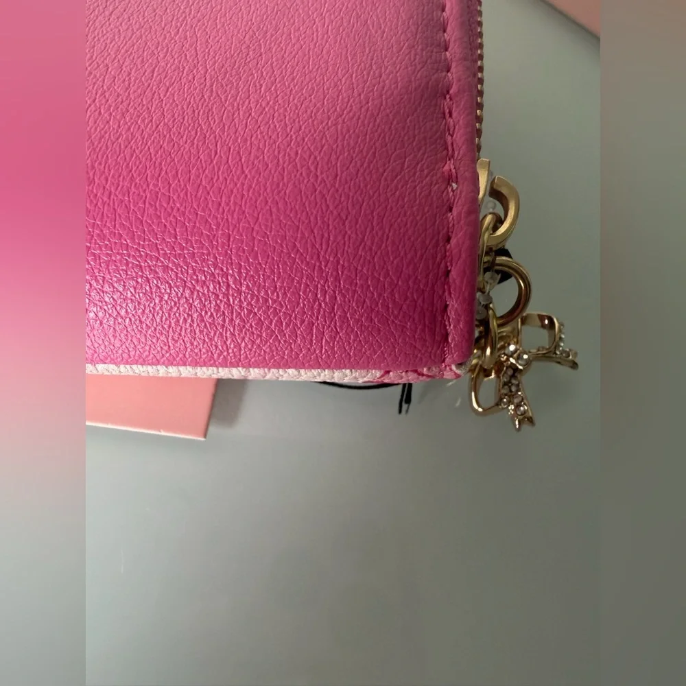 Juicy Couture Pink Bow wallet Card Holder